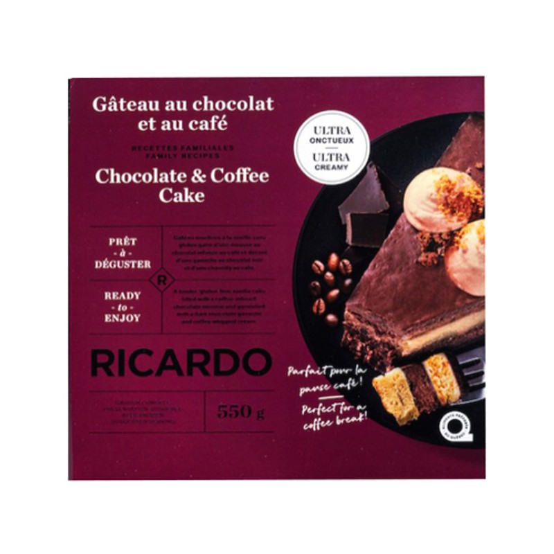 RICARDO Cake Chocolate And Coffee 550 g (frozen) - Voilà Online ...