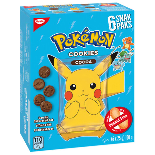 Christie Pokemon Cocoa Snack Packs 150 g