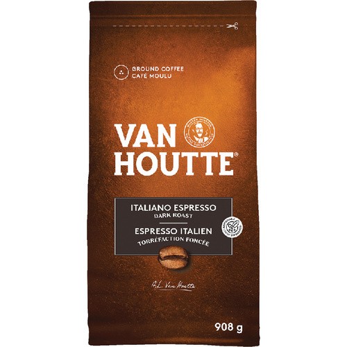 Van Houtte Ground Coffee Italiano Espresso Dark Roast 908 g