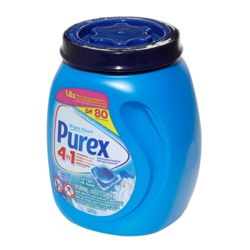 Purex Unit Dose 4 In 1 Liquid Laundry Detergent After The Rain 80 EA