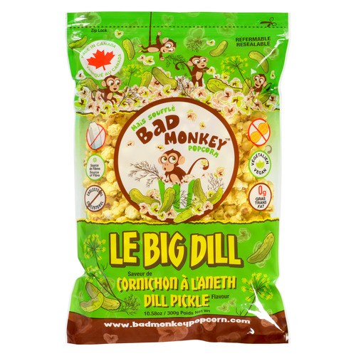 Bad Monkey Popcorn Dill Pickle 300 g