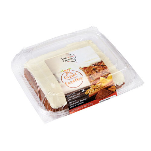 Top Dessert Frozen Carrot Cake 500 g