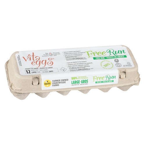 Vita Eggs Free Run Large 12 Count
