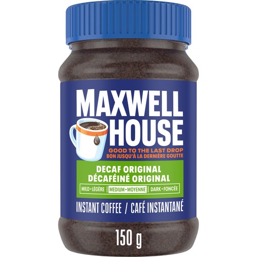 Maxwell House Instant Coffee Decaffeinated Medium Roast 150 g