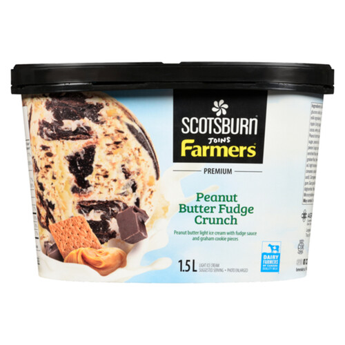 Scotsburn Ice Cream Peanut Butter Fudge Crunch 1.5 L