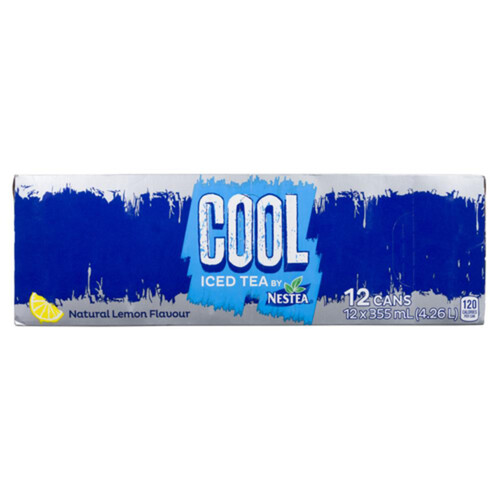 Nestea Cool Iced Tea Natural Lemon Flavour 12 x 355 ml (cans)