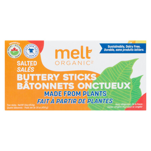 Melt Organic Vegan Sticks Butter 454 g