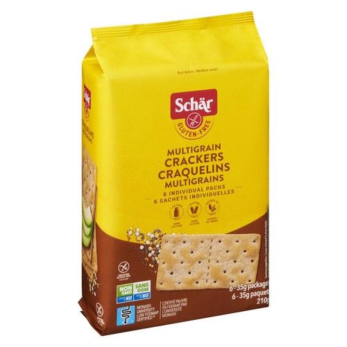 Schar Gluten Free Crackers Multigrain 210 g