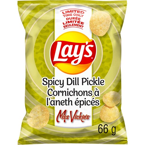 Lay's Potato Chips Spicy Dill Pickle 66 g