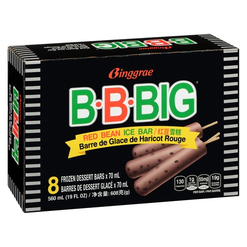 Binggrae Ice Cream Bara Red Bean 8 x 70 ml