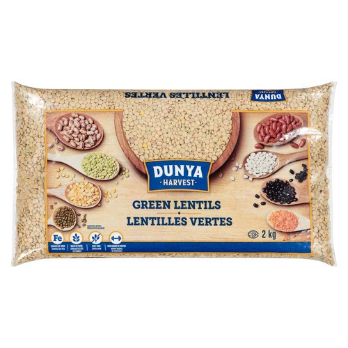 Dunya Harvest Lentils Green 2 kg