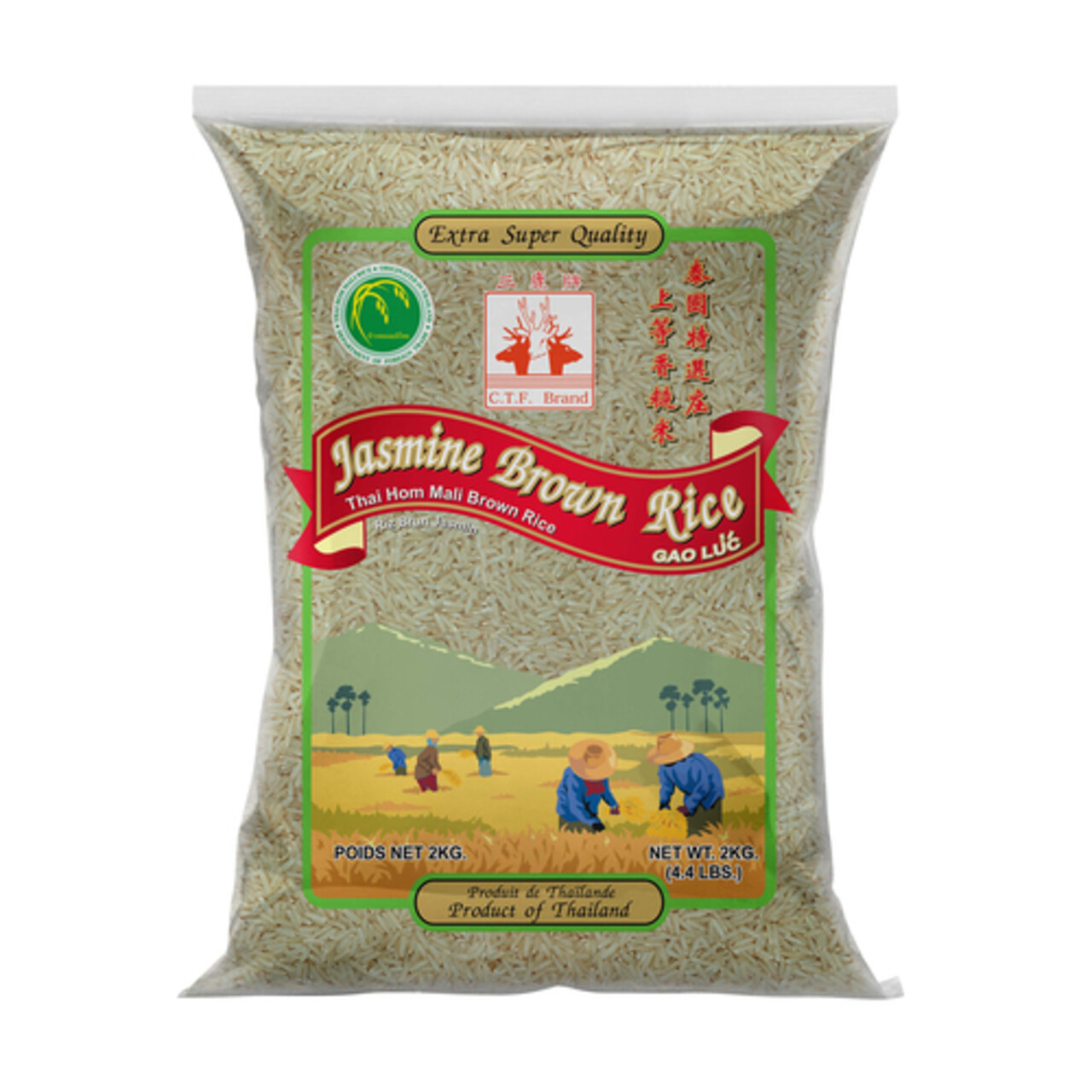 CTF Brown Rice Jasmine 2 kg Voilà Online Groceries & Offers