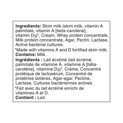 Astro BioBest Lactose-Free 1% Probiotic Yogurt Plain 750 g