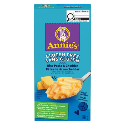 Annie's Gluten-Free Macaroni & Cheese Rice Pasta Cheddar 170 g