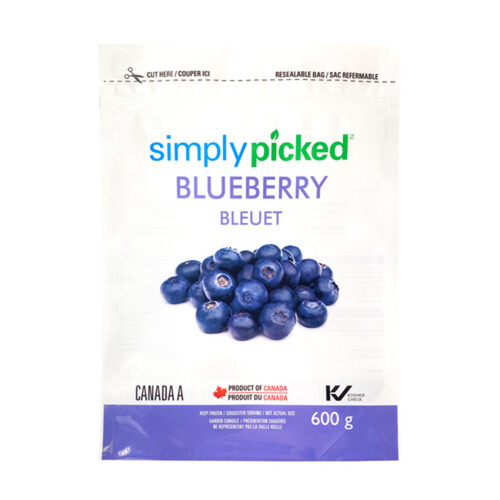 Simply Picked Blueberry Frozen 600 g