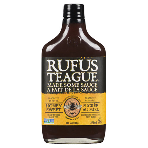 Rufus Teague Barbecue Sauce Honey Sweet 375 ml Voilà Online Groceries