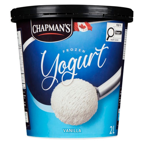 Chapman's Frozen Yogurt Vanilla 2 L
