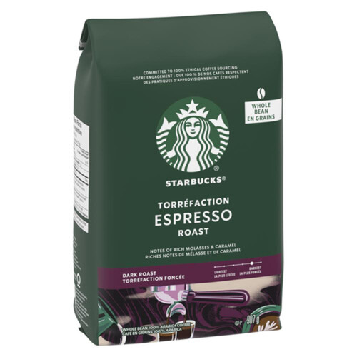 Starbucks Whole Bean Coffee Espresso Dark Roast 907 g