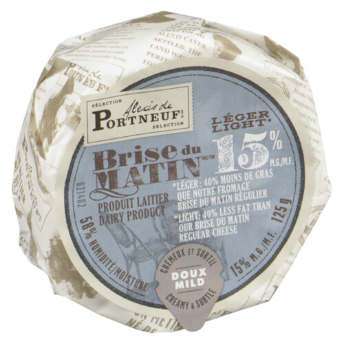 Alexis de Portneuf Less Fat Cream Cheese Brise du Matin Legere 125 g