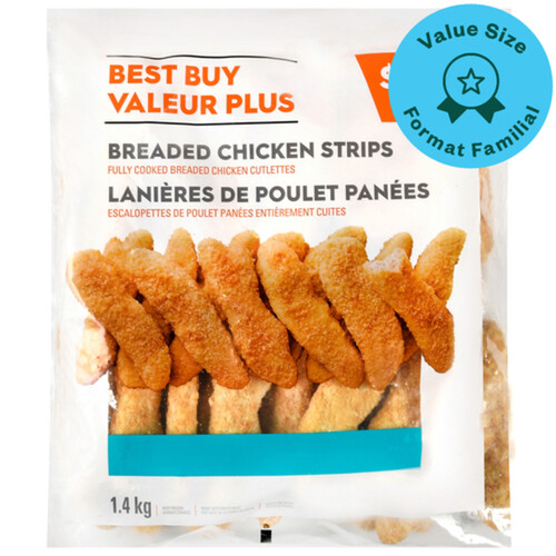 Best Buy Frozen Breaded Chicken Strips Fully Cooked 1.4 kg