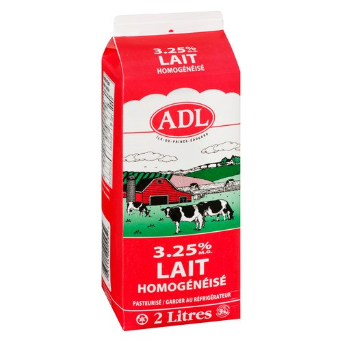 ADL 3.25% Milk Homogenized  2 L