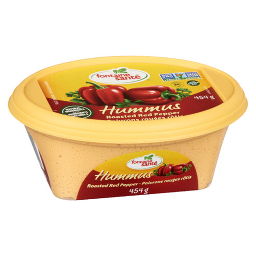 Fontaine Santé Vegan Hummus Roasted Red Pepper 454 g