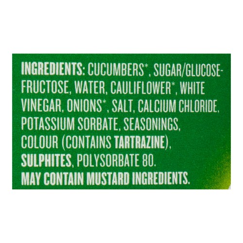 Bick's Pickles Sweet Mixed 500 ml