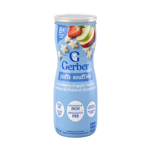Gerber Puffs Strawberry Apple 42 g