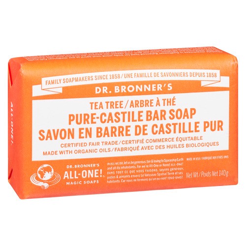 Dr. Bronner's Bar Soap Tea Tree 140 g