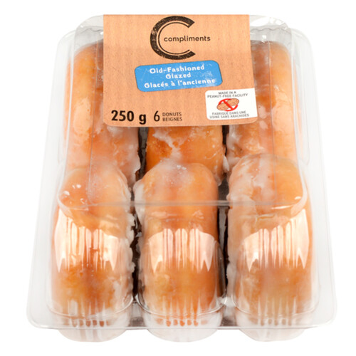 Compliments Donuts Old-Fashioned Glazed 250 g (frozen)