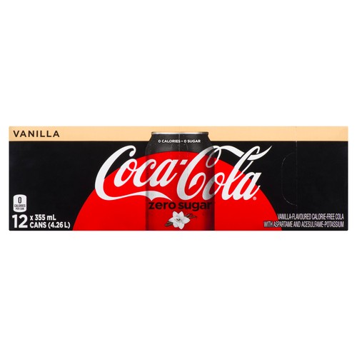 Coca-Cola Zero Vanilla 12 x 355 mL