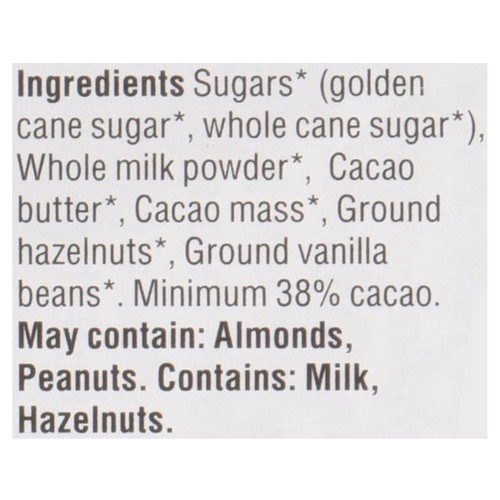 Camino Organic Gluten-Free Milk Chocolate Bar With Hazelnut 100 g