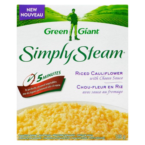 Green Giant SS Riced Cauliflower With Cheese Sauce 198 g (frozen)