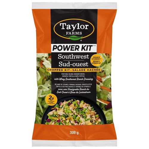 Taylor Farms Salad Kit Chopped Power Kit Southwest 309 g