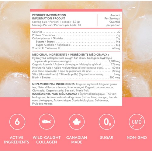 Sproos Beauty Collagen Powder Citrus Green Tea 283 g