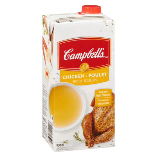 Campbell's Chicken Broth Ready To Serve 900 ml