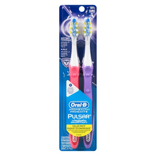 Oral-B Pulsar Toothbrush Soft 2 Pack