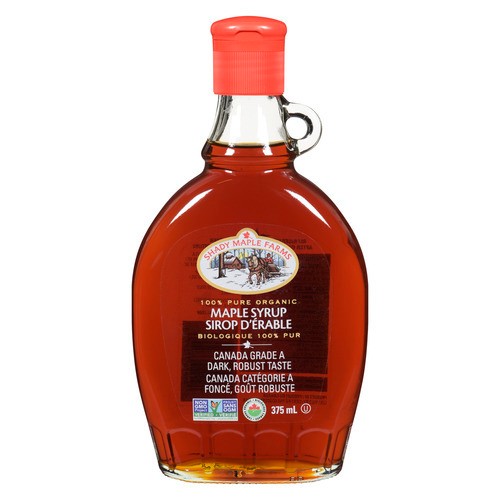 Shady Maple Farm Organic Maple Syrup Dark Robust 375 ml