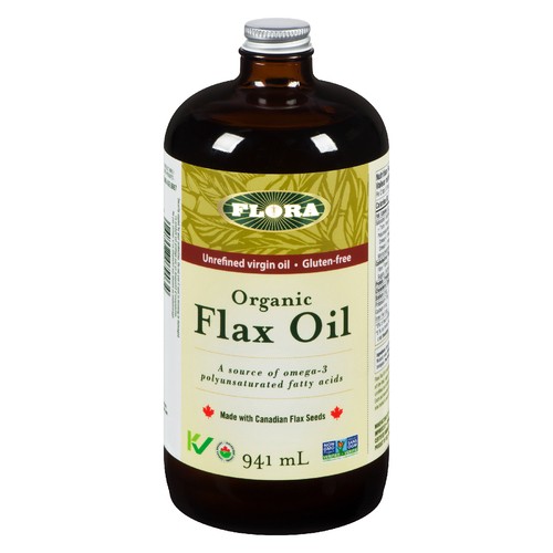 Flora Organic Gluten-Free Flax Oil 941 ml