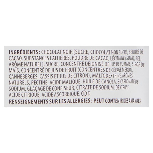 Brookside Dark Chocolate Merlot Grape & Black Currant 210 g