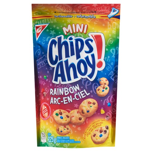 Christie Chips Ahoy Cookies Mini Rainbow 225 g