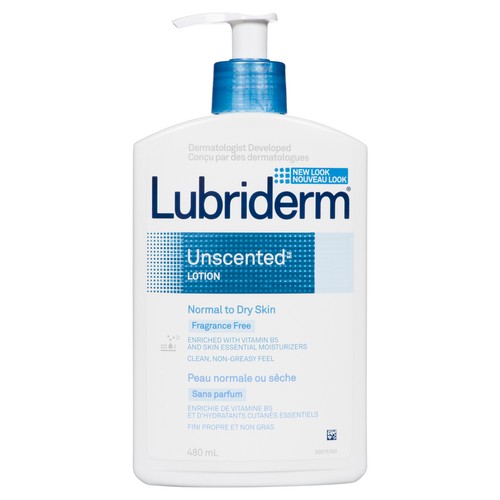 Lubriderm Moisturizer Lotion Unscented 480 ml