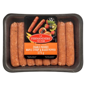 La Fernandière Saucisses poivre noir et sirop d'érable 375 g
