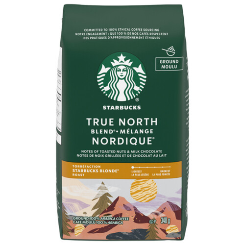 Starbucks Ground Coffee True North Blend 340 g