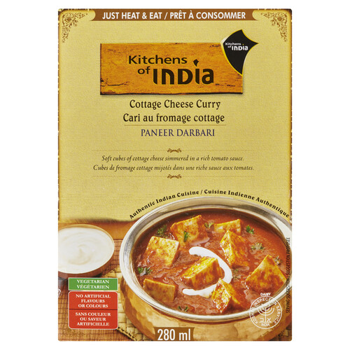 Kitchens of India Paneer Darbari (Cottage Cheese Curry) Heat and Serve 280 ml