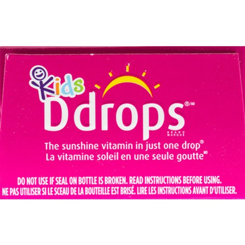 Ddrops Kids Liquid Vitamin D3 60 Drops 1.7 ml