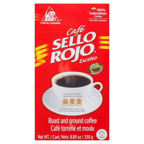 Sello Rojo Excelso Ground Coffee Roasted 250 g