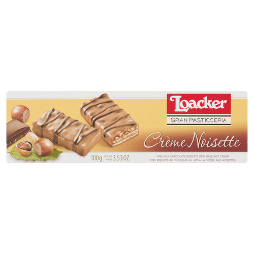 Loacker Gran Pasticceria Biscuits Cream Hazelnut 100 g