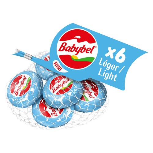 Babybel Lactose-Free Mini Cheese Light 6 Pack 120 g