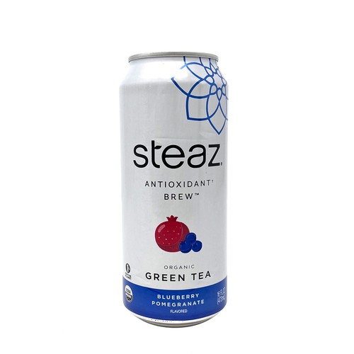 Steaz Iced Teaz Beverage Blueberry Pomegranate Acai 473 ml (can)